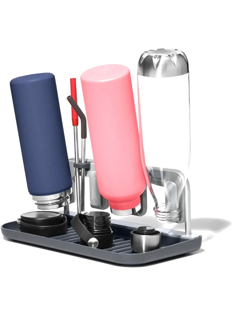NIB OXO SoftWorks® Water Bottle Cleaning & Drying Set